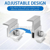 Verstellbare Solarmodul-Endklemme für Sichere PV-Panel-Befestigung und Stabile Montage