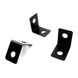 Soporte de esquina en forma de L de 90 grados, de metal negro, para montaje de marcos de fotos y soporte de fijación de muebles - Product Image 2