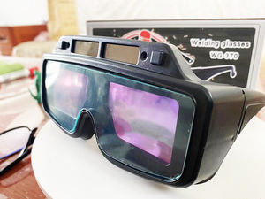 <span class=keywords><strong>Anti</strong></span>-<span class=keywords><strong>Flog</strong></span> แว่นเชื่อมปรับแสงอัตโนมัติ,ป้องกันแสงสะท้อนแว่นตาพร้อมหมวกนิรภัยสำหรับงานเชื่อมอุปกรณ์ป้องกันดวงตาเครื่องตัดเครื่องเชื่อมงานบัดกรี - Product Image 6