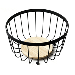 <span class=keywords><strong>Panier</strong></span> à fruits en métal, <span class=keywords><strong>panier</strong></span> à fruits en fil métallique, plateau à collation pour salon, organisateur de bureau, bol à fruits décoratif - Product Image 6