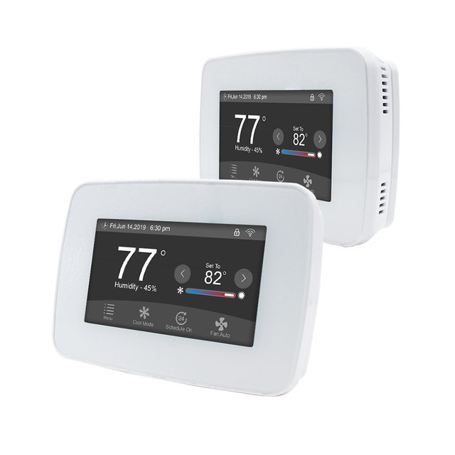 HVAC Multi Stage Smart Home Programmable Thermostat 24Vac TUYA Smart Wifi Thermostat for Usa