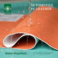 Siège de voiture en cuir PU ultra-doux, résistant à l'eau, aux taches et à l'abrasion, avec support tricoté en trame et garniture rigide en tissu suédé