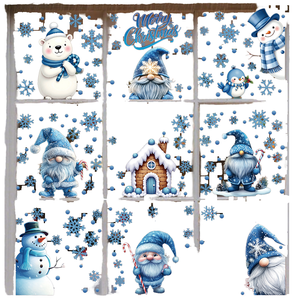 Adhesivos Electrostáticos Navideños <span class=keywords><strong>para</strong></span> Ventanas, Impresión UV de Doble Cara, Reutilizables, Decoración <span class=keywords><strong>para</strong></span> el Hogar, Calcomanías Removibles <span class=keywords><strong>para</strong></span> Vidrio - Product Image 6