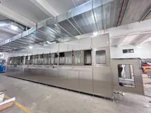 Kunden spezifisches industrielles Reinigungs system Voll automatische Ultraschall waschmaschine mit hoher Kapazität Kohlenwasserstoff-Lösungsmittel tanks Elektrisch - Product Image 4