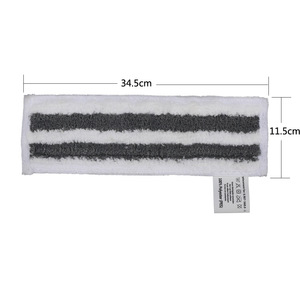 Tampons de vadrouille pour nettoyeur vapeur à poignée plate en microfibre adaptés aux chiffons de tête de vadrouille <span class=keywords><strong>Karcher</strong></span> Easyfix SC1 SC2 SC3 <span class=keywords><strong>SC4</strong></span> SC5 SV7 - Product Image 2