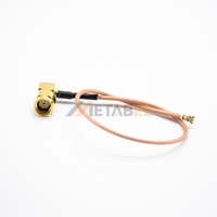 Cable de Conexión RP SMA Macho en Ángulo a UFL-3 RG178 RF