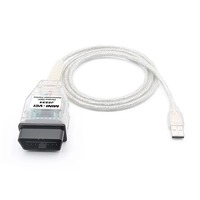 Mini VCI J2534 V1800008 TIS Techstream untuk Kabel Diagnostik Mobil OBD2 dengan OLIVER Car Fitment (Transparan/Hitam/Perak)