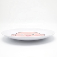 Assiette en mélamine écologique de 9 pouces pour restaurant, gravure personnalisée, vente en gros