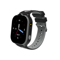 Montre connectée pour enfants LT52, écran tactile IPS de 50 mm, GPS, carte SIM 4G/2G, étanche IP67, montre pour enfants, répondre aux appels vidéo, design carré