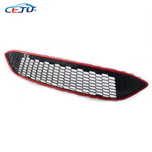 Grille centrale de pare-chocs avant en nid d'abeille pour Ford <span class=keywords><strong>Focus</strong></span> Mk3 <span class=keywords><strong>ST</strong></span> <span class=keywords><strong>Line</strong></span> <span class=keywords><strong>2015</strong></span> 2016 2017 - Product Image 3