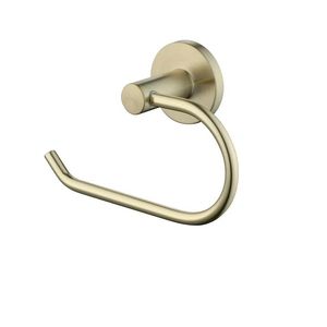 Ensemble d'accessoires de salle de bain minimaliste en or mat 3 pièces avec porte-serviettes et porte-papier en provenance du Vietnam - Product Image 3