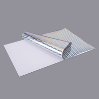 Film laser holographique simple auto-adhésif personnalisé pour l'impression numérique PEK Liner