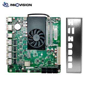 Gö<span class=keywords><strong>m</strong></span>ülü 11th 4 çekirdekli N5105 ITX anakart ile 6SATA çift M2 Nvme 4intel 225 LAN portları NVR NAS depolama sunucusu - Product Image 4