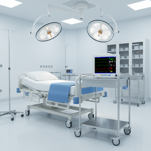 Monitor Tanda Vital Pasien ICU Rumah Sakit Multi Parameter Genggam yang Dapat Dipasang di Dinding, Monitor Pasien Jantung Portabel - Product Image 6