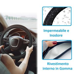 Coprivolante in Ecopelle Universale 37-39 Cm Nero Antiscivolo per Uso Interno - Product Image 3