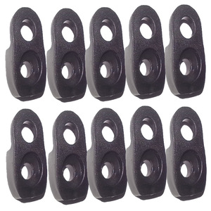 Clips pour câbles métalliques en nylon noir de 10 mm pour accessoires de kayak et bateaux d'extérieur, lot de 10 - Product Image 4