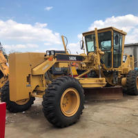 État de fonctionnement Original USA Niveleuse à moteur Cat 140K d'occasion à vendre à Shanghai