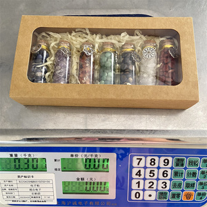Nuovo prodotto rilascio varie <span class=keywords><strong>pietre</strong></span> di guarigione spirituale misto ghiaia sette <span class=keywords><strong>chakra</strong></span> che desiderano scatola di bottiglia Set per regalo - Product Image 6