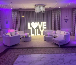 आधुनिक डिजाइनर इवेंट पार्टी सोफा सेक्शनल चमड़े के सोफे अर्ध सर्कल गोलाकार सोफे के चारों ओर बड़े होटल सफेद आराम सोफा - Product Image 4