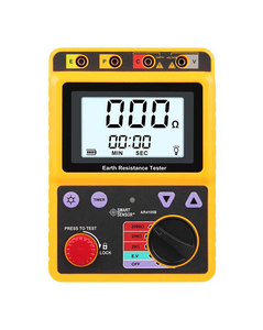 Testeur numérique de résistance de terre SMART AR4105B avec capteur d'affichage 2/3 lignes, plage 0-2000 Ohm - Product Image 1