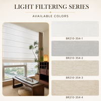 Stores romains intégrés pour fenêtre française, filtrant la lumière électrique, sur mesure, en tissu translucide, style moderne minimaliste, manuels sans cordon
