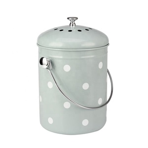 Customizable Kitchen Compost <b>Bin</b> Counter Indoor Compost <b>Bin</b> with <b>Lid</b> Waste Composter <b>Bin</b> - Product Image 1