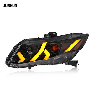 Jushun 9th Gen Civic Headlight Assembly <b>Led</b> <b>Projector</b> Lamp With Daytime Running <b>Light</b> For Honda Civic 2012-2015 - Product Image 2