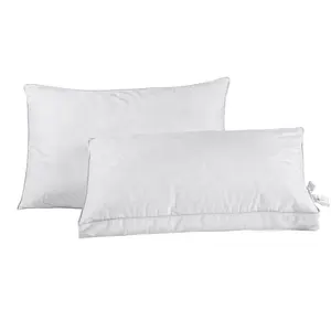 Luxury Cloud Natural Soft Comfortable 100% Cotton Case RDS Certified Feathers Down Pillows For Sleeping Bed Pillow