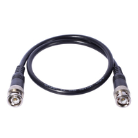 Câble d'extension BNC 1 mâle 2 femelles, adaptateur de connecteur répartiteur de type Y, ligne coaxiale, caméra CCTV, moniteur, accessoires de sécurité, PVC