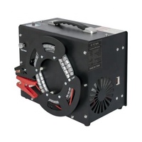Compresseur d'air PCP portable 12V 4500 PSI 300 Bar 30 MPa, pompe haute pression avec adaptateur secteur intégré et ventilateur, arrêt automatique, plongée