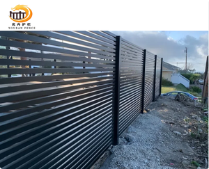 Patio Granja Diseño horizontal moderno Panel de valla de tira de aluminio Valla de privacidad de patio trasero a prueba de clima - Product Image 3