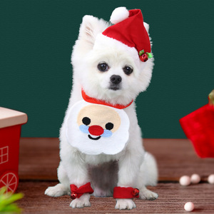 Babero para Perro con Diseño de Reno Navideño Coreano, Babero para Mascotas, Disfraz Navideño de Invierno - Product Image 2