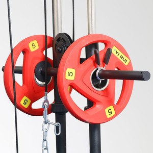 Nuova stazione di forza di design attrezzatura per l'allenamento Fitness di alta qualità montata a <span class=keywords><strong>parete</strong></span> <span class=keywords><strong>Lat</strong></span> Pull Down macchina per cavi ad alta fila bassa - Product Image 4