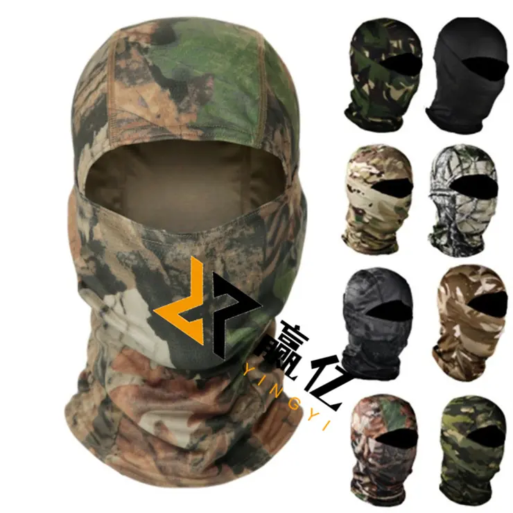 Aiyi atmungsaktive Gesichtsmaske mit einem Loch Balaclava Schweißabsorbierende Balaclava Beanie Sommer Balaclava schwarz