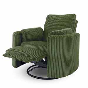 Sillón Reclinable Moderno Tapizado en Terciopelo, Diseño Nórdico para Hotel, Balcón, Dormitorio, Sala de Estar, Sofá de Descanso - Product Image 2
