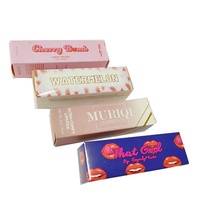Ensemble de gloss à lèvres avec impression personnalisée UV, boîtes en papier pour emballages de rouge à lèvres