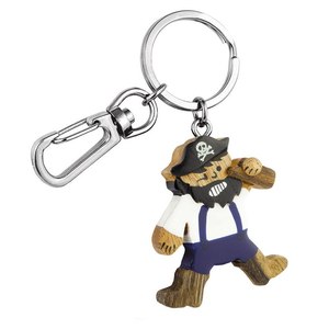 Portachiavi Pirata in Legno Senza Scatola Design Unico per Stile e Personalità - Product Image 1