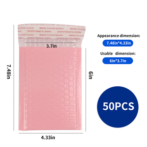 11*15 + 4 cm 50 pcs gói nhỏ gọn bao bì vận chuyển gửi thư độn Pad bong bóng bưu phẩm phong bì - Product Image 5