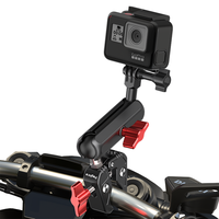 OEM Factory Custom Action Kamera klemm halterung für Fahrrad-/Fahrrad-/Motorrad lenker Pole Stativ rohr Cross bar Gimbal Rods