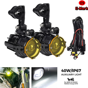 Faro auxiliar para motocicleta de 40W, faro antiniebla para motocicleta, lámpara Led de conducción para <span class=keywords><strong>BMW</strong></span> R <span class=keywords><strong>1200</strong></span> <span class=keywords><strong>GS</strong></span> Adventure LC <span class=keywords><strong>Moto</strong></span> - Product Image 2