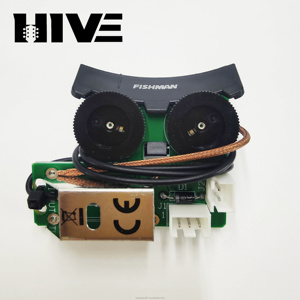 HIVE VT1 Black Acoustic Guitar Preamp Pickup Steel Piezo EQ Digital Equalizer System - Product Image 3