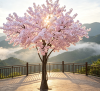 Arbre artificiel Paysage Arbre de cerisier en fleurs Arbre de célébrité d'Internet Attraction touristique Décoration