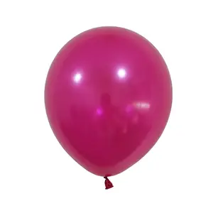 Hot Sale Wedding Party Decoration Retro Fuchsia Pink Color Latex Balloon Set