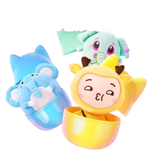 ตุ๊กตาสัตว์น่ารักเซอร์ไพรส์ในไข่ปรุงร่างกายแบบสุ่ม ของเล่นตุ๊กตานอนหลับ ไข่อีสเตอร์ แคปซูลบลายด์บ็อกซ์ <span class=keywords><strong>ZURU</strong></span> ขนาด 9 ซม. สำหรับเด็กอายุ 4-6 ปี - Product Image 3