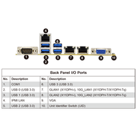 MBD-X11DPH-T Dual Socket LGA-3647 Motherboard Server untuk Intel 2nd Gen Xeon Scalable C622 16DIMM DDR4 2x10GbE LAN IPMI E-ATX M.2