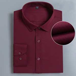 Chemises habillées professionnelles pour hommes à manches longues, 100% coton, anti-froissement, respirantes, formelles - Product Image 5