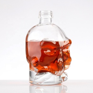 Đáng tin cậy nhà sản xuất 375ml pha lê sọ đầu Chai Tequila sọ chai sọ chai rượu vang - Product Image 6