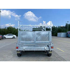 Remorque à benne basculante à double essieu de norme australienne, tailles personnalisables 8*5 et 10*6 pieds, remorque à benne basculante pour marchandises et utilitaires ATM3500kg - Product Image 6