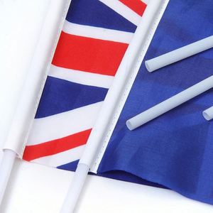 Banderas de Mano Plegables con Asta de Madera, Impresas por Ambos Lados, 100% Poliéster, Impermeables, Personalizadas para Fanáticos del Fútbol Mundial 2026 - Product Image 4