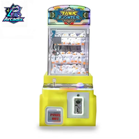 Machine à griffes commerciale mini à monnayeur (poussoir de pièces) pour peluches et jouets, jeu d'arcade pour centre commercial